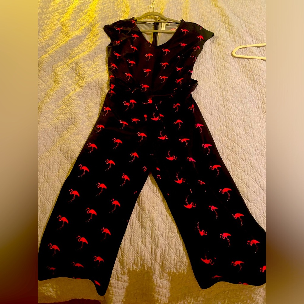 Flamingo short jumpsuit